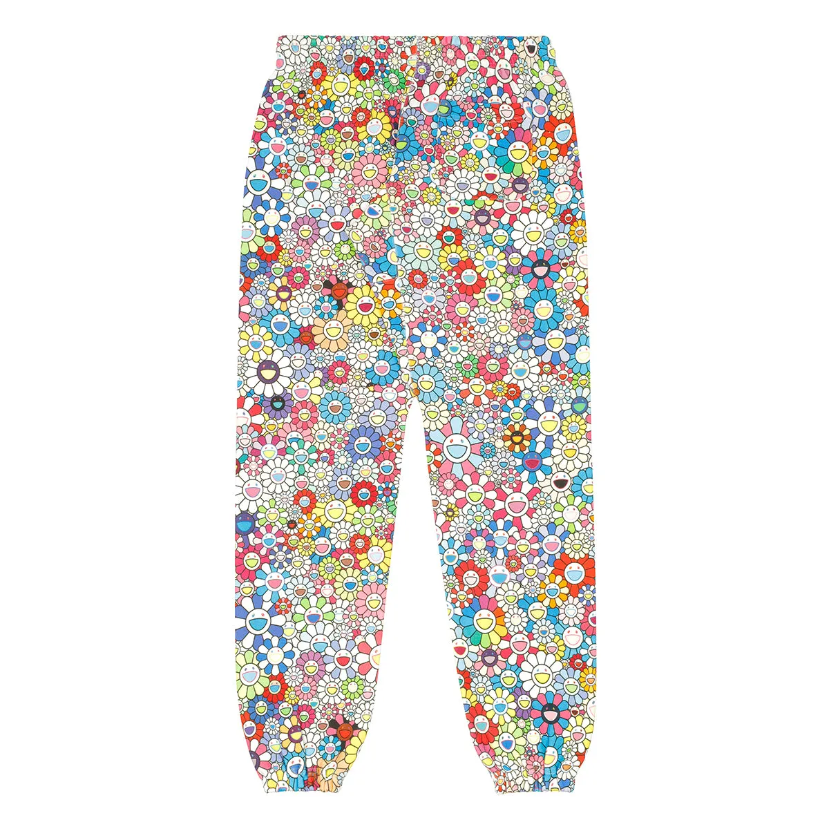Multi-Color Flowers Sweat Pants