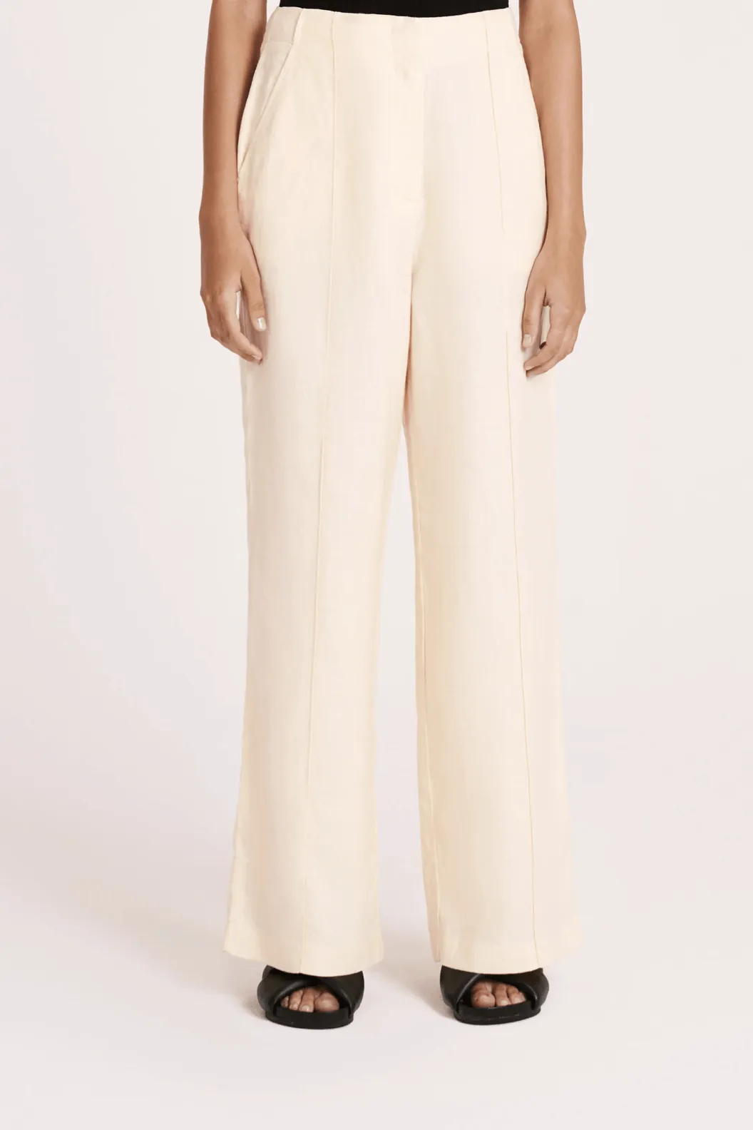 NUDE LUCY AMANI TAILORED PANT - EGGNOG