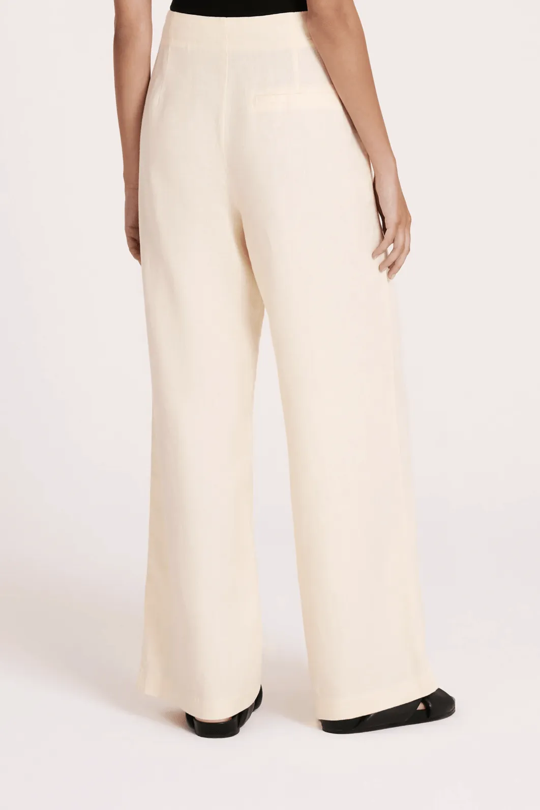 NUDE LUCY AMANI TAILORED PANT - EGGNOG