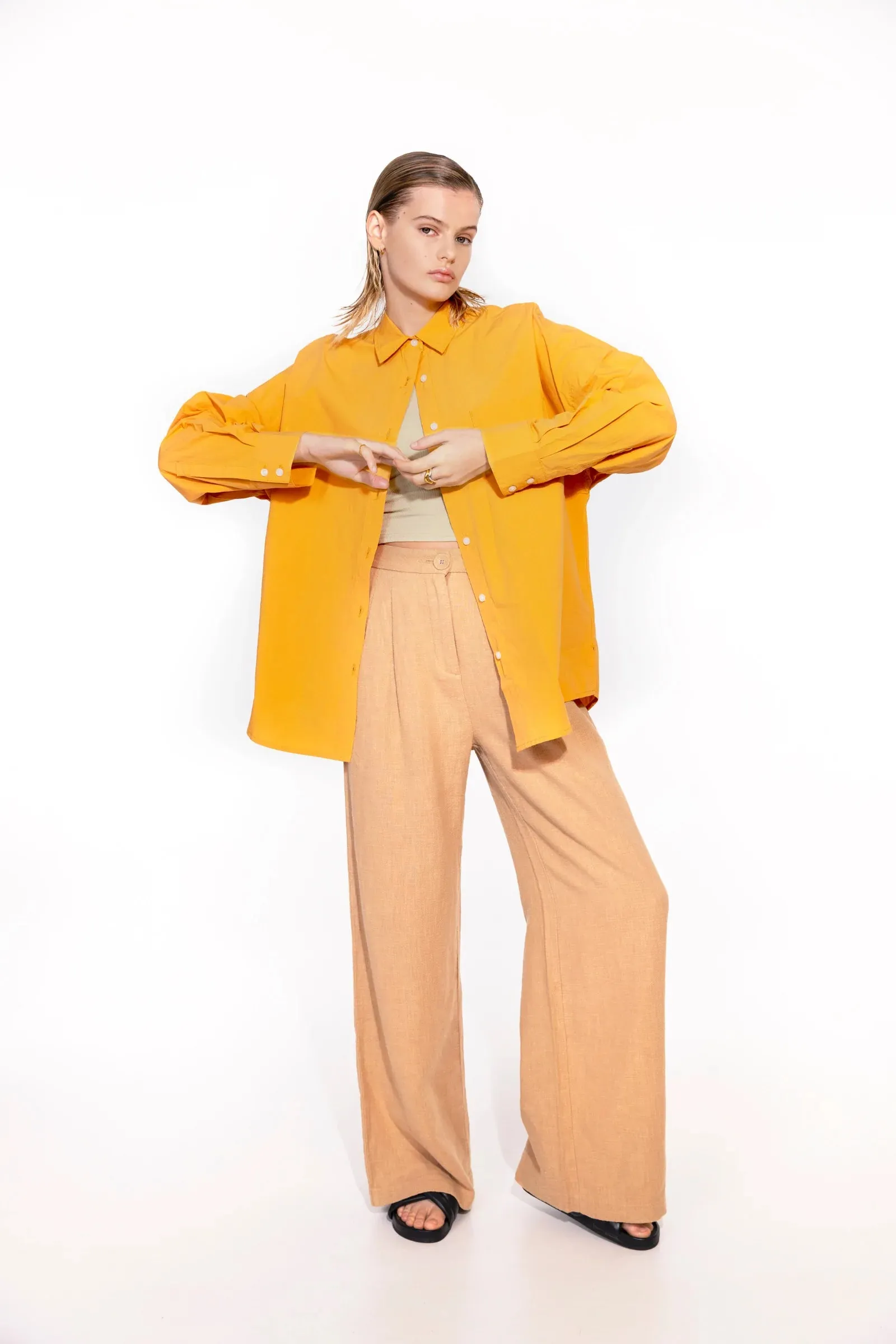 NUDE LUCY BLAIR TAILORED PANT - DUNE