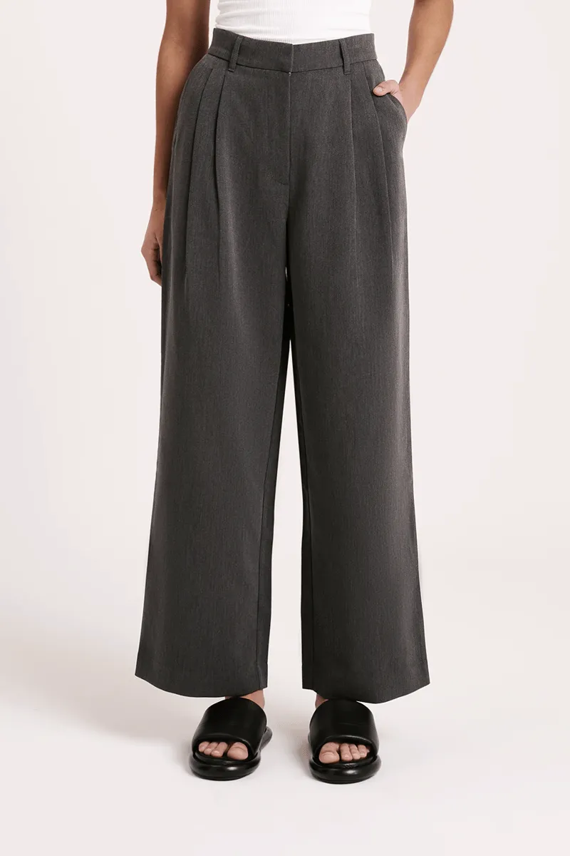 NUDE LUCY JIRO TAILORED PANT - ASPHALT