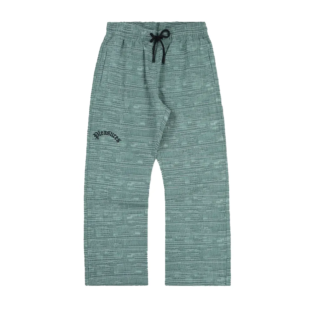 PLEASURES - LINEAR EASY PANTS GREEN