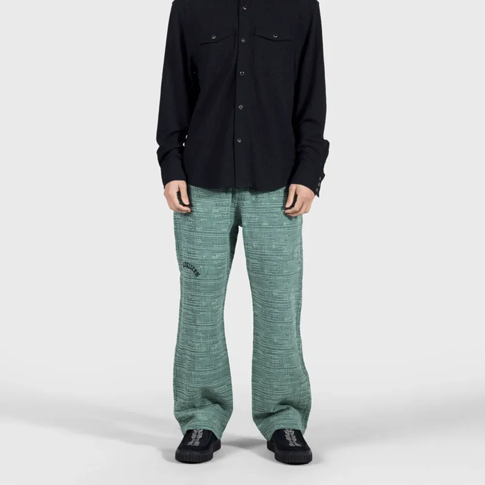 PLEASURES - LINEAR EASY PANTS GREEN