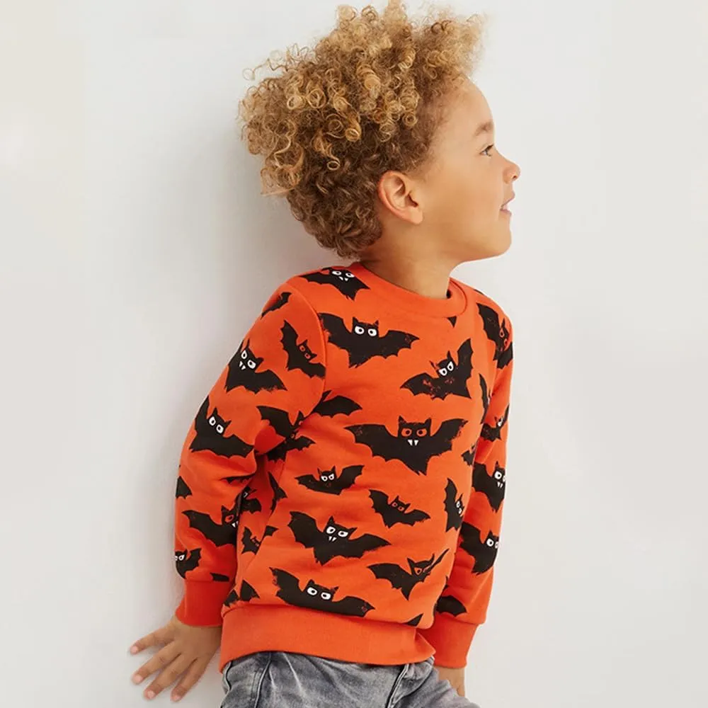 Popshion Boys Crewneck Sweatshirt Monster Truck Dinosaur Shirts Cotton Lightweight Pullover Sweater for Kids