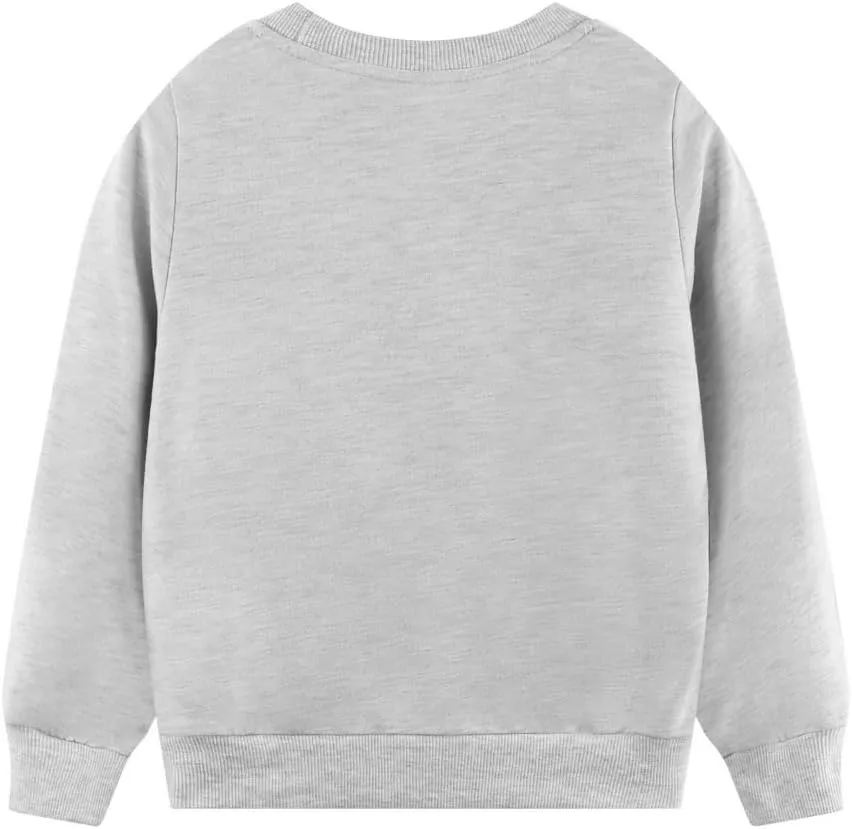 Popshion Boys Crewneck Sweatshirt Monster Truck Dinosaur Shirts Cotton Lightweight Pullover Sweater for Kids