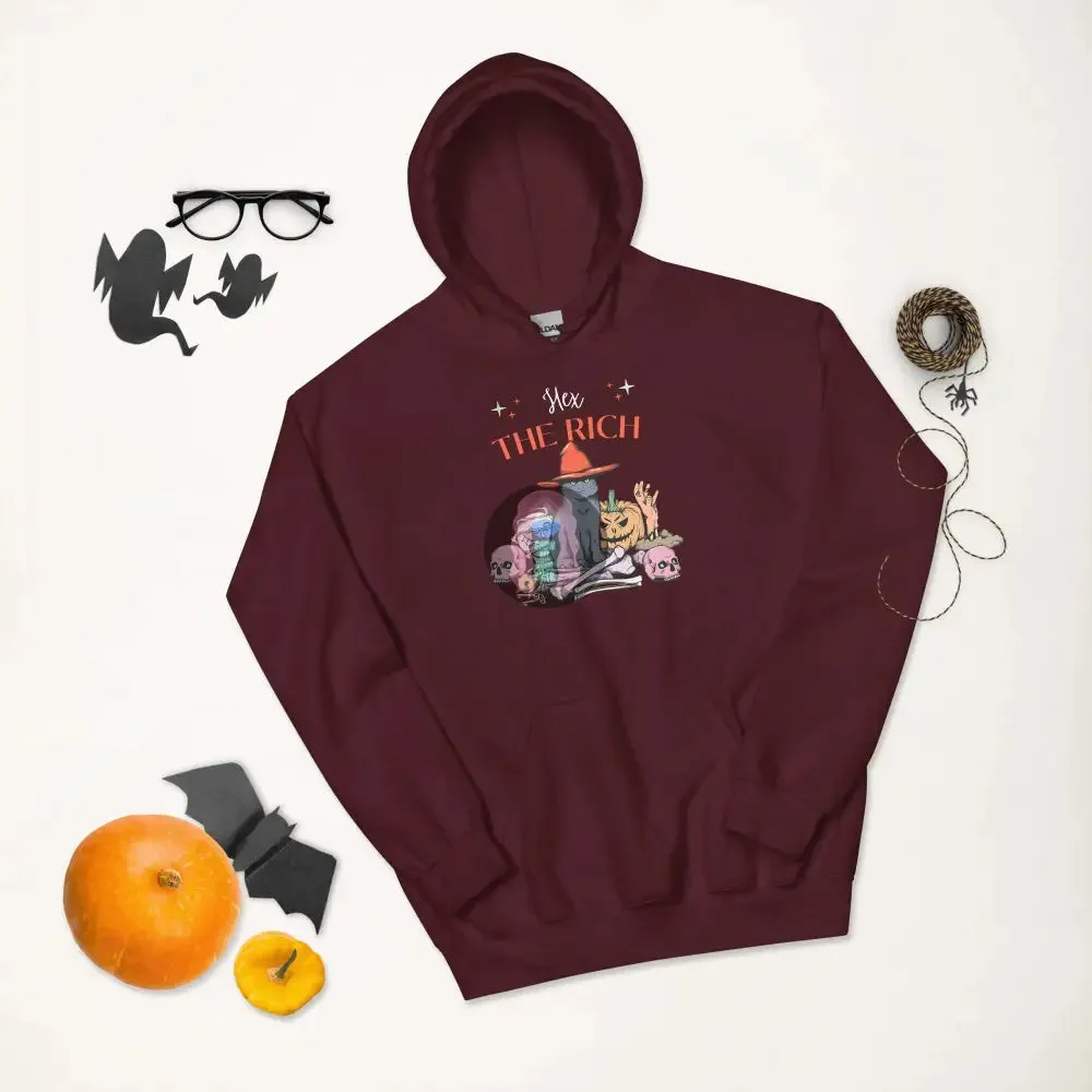 "Hex the Rich" Halloween Unisex Hoodie