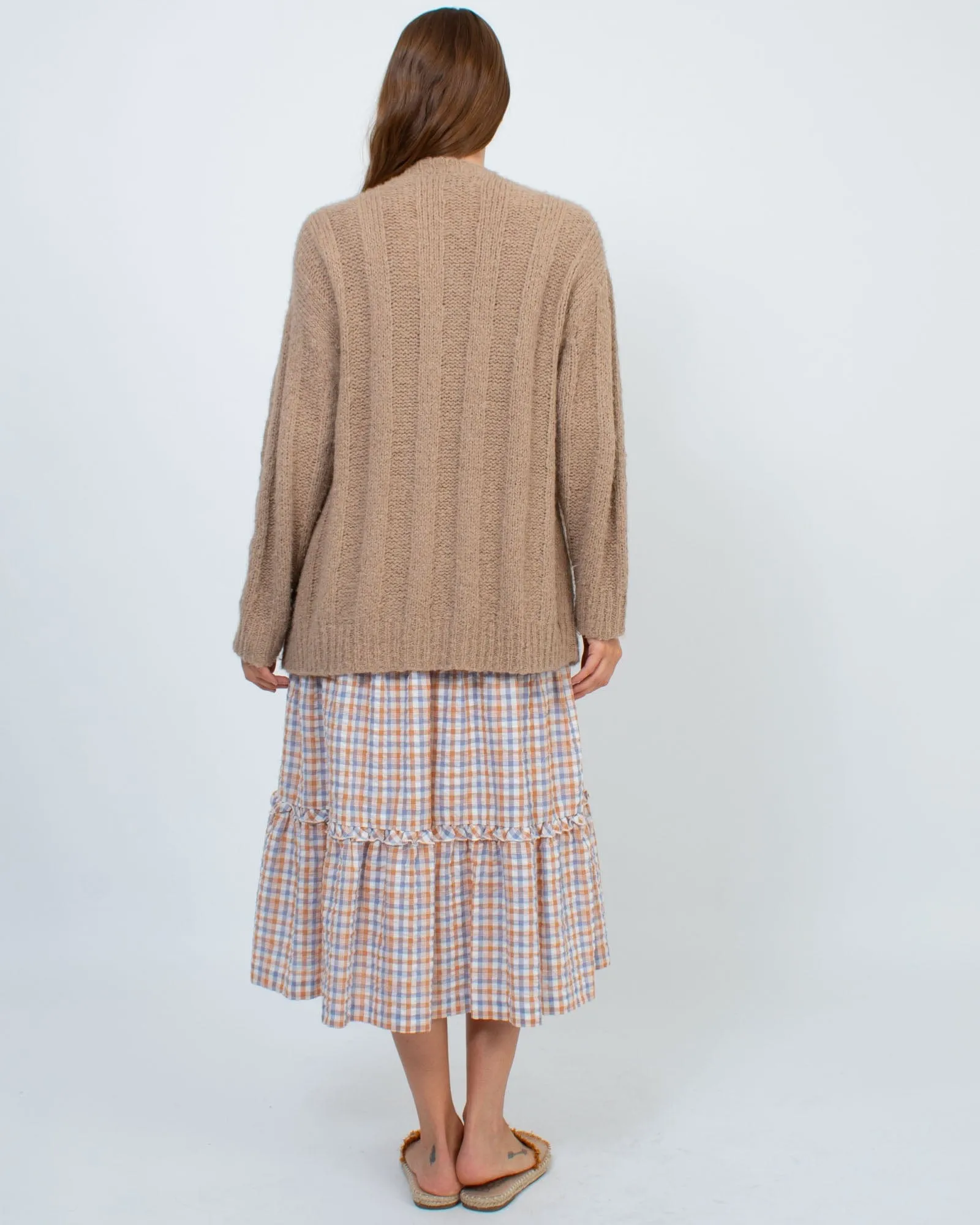 "Relaxed Boyfriend" Knit Cardigan