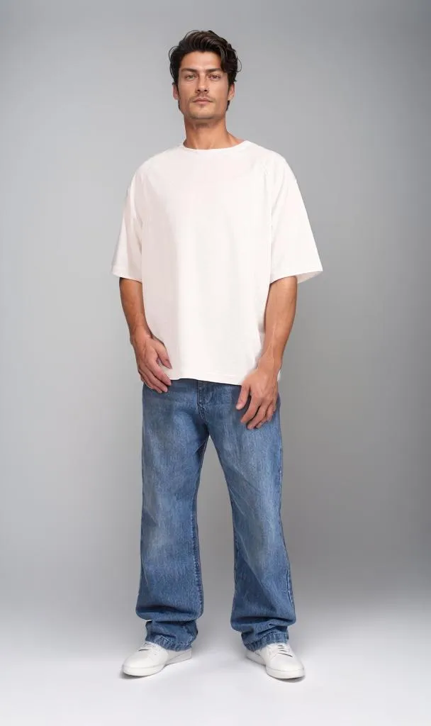 R208594 -Wayvile Oversized T-Shirt - Off White