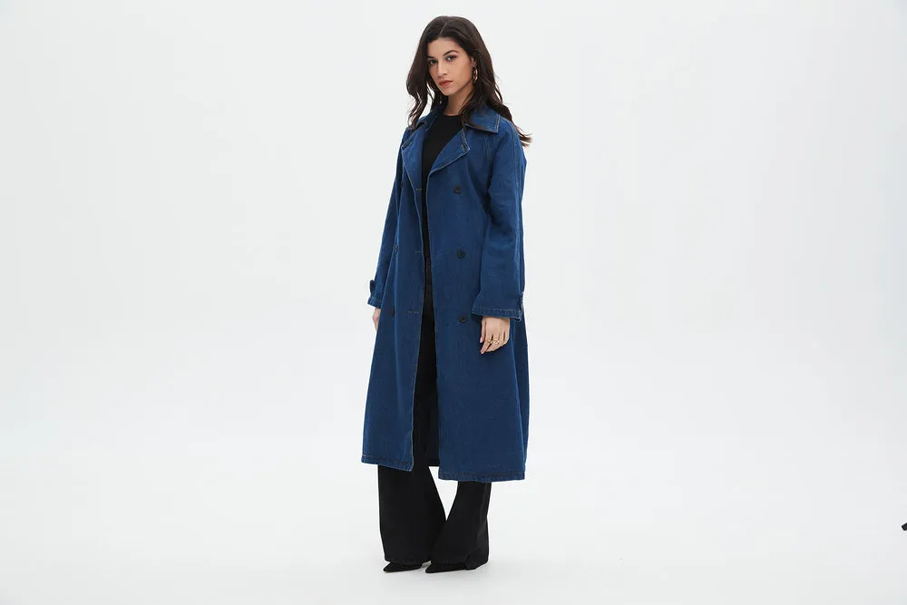 Rebecca Denim Trench Coat