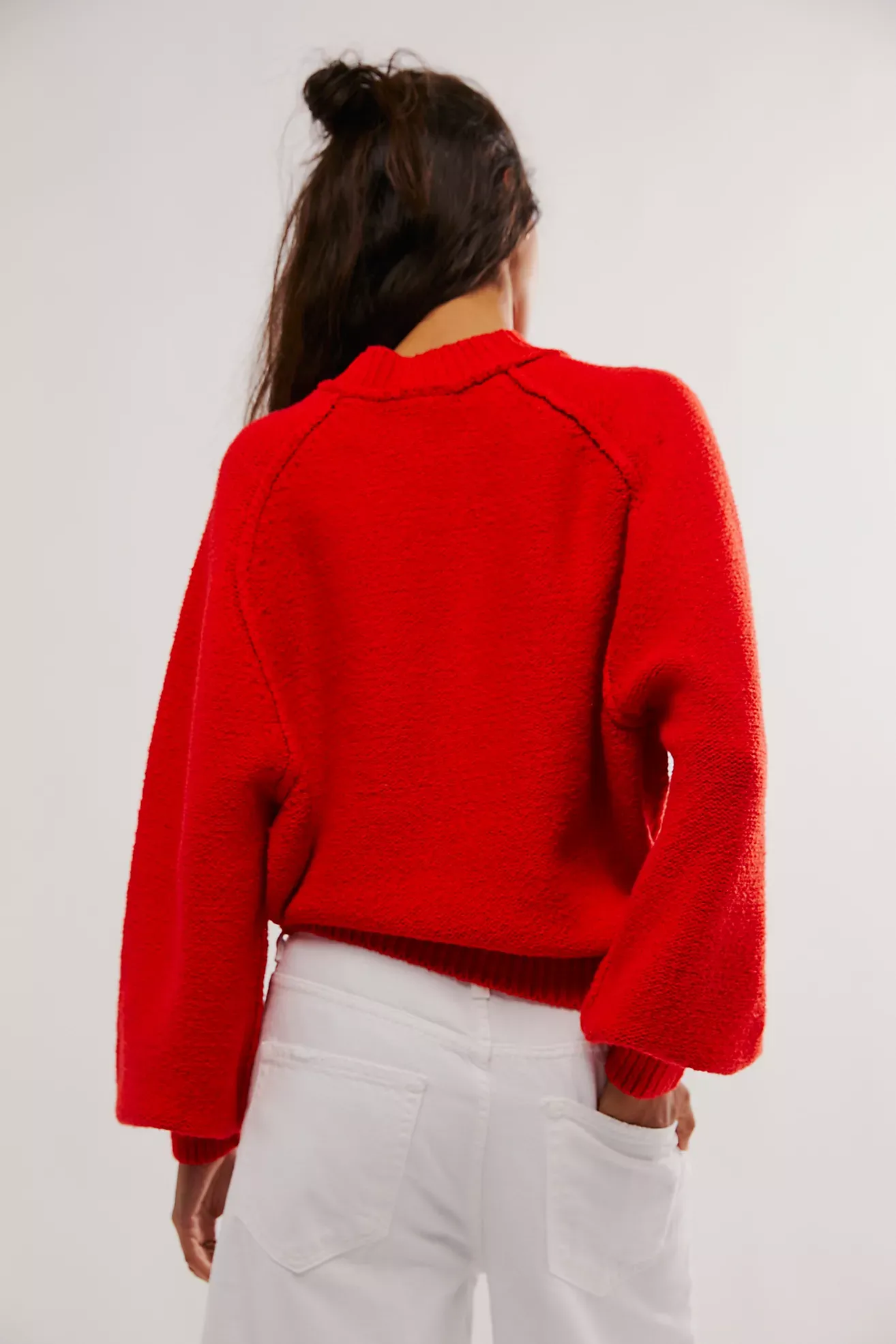 Riley Pullover | Fiery Red