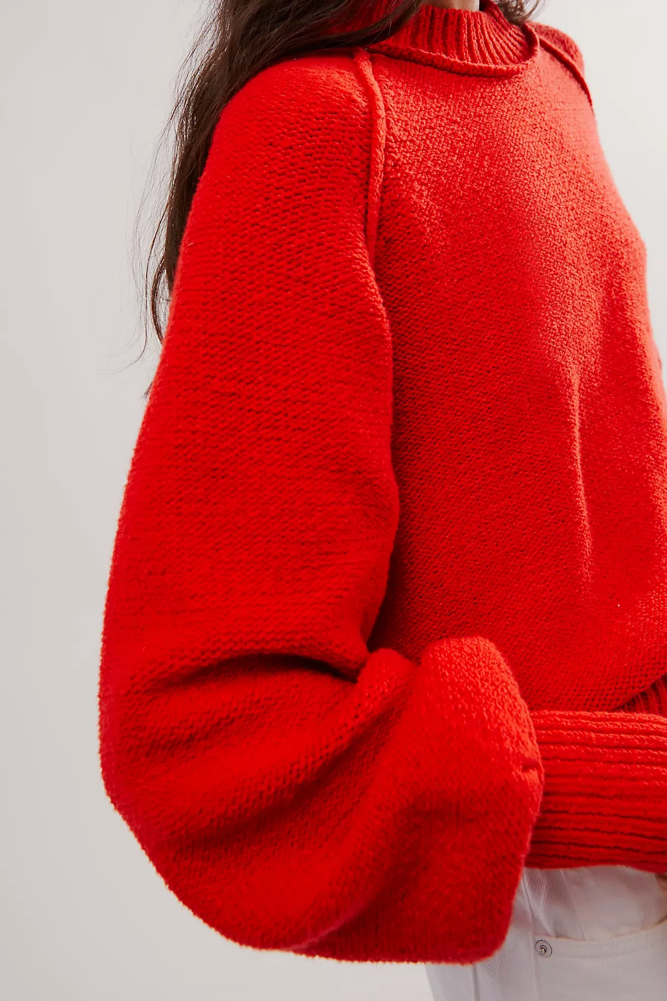Riley Pullover | Fiery Red