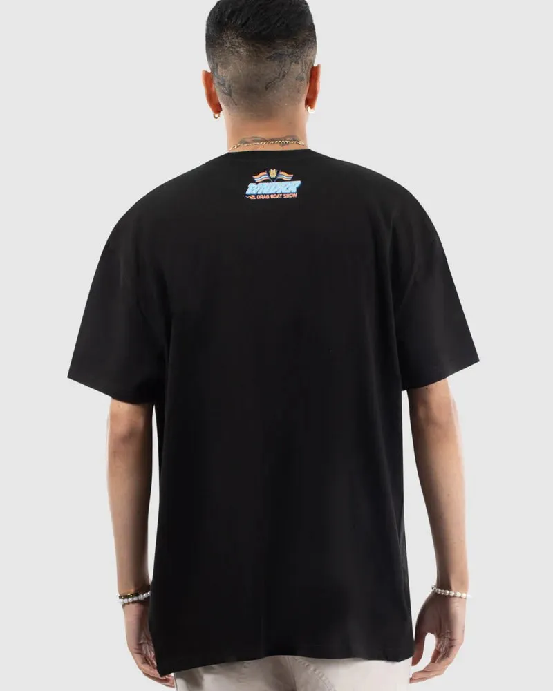 River Hoons Box Fit Tee - Black