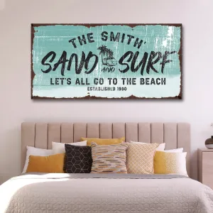 Sand and Surf Sign II