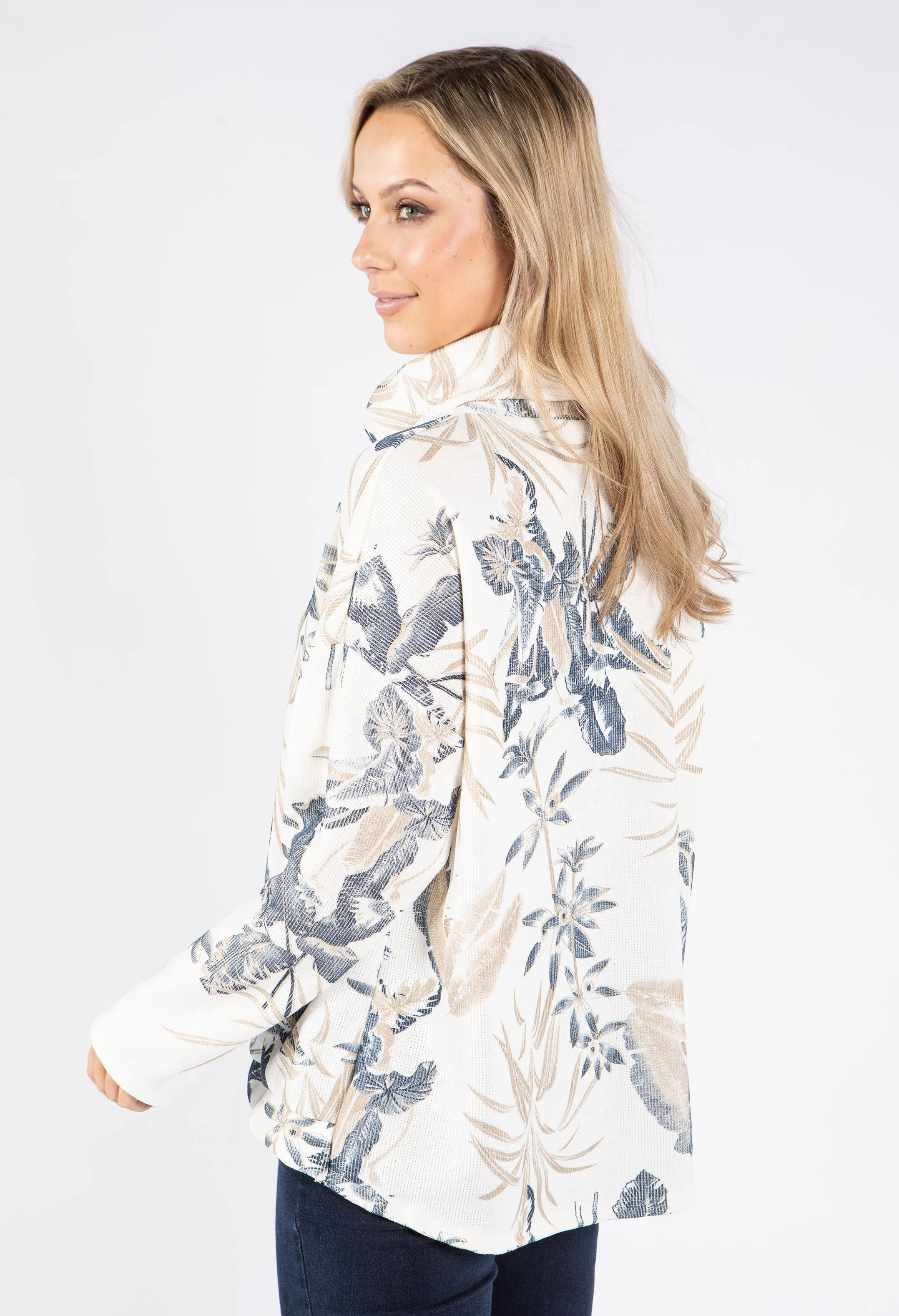 Soft Touch Floral Hoodie