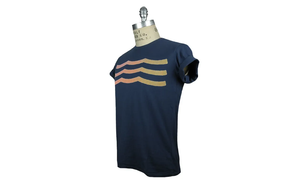 SOL ANGELES-Sun Waves Tee (Navy)