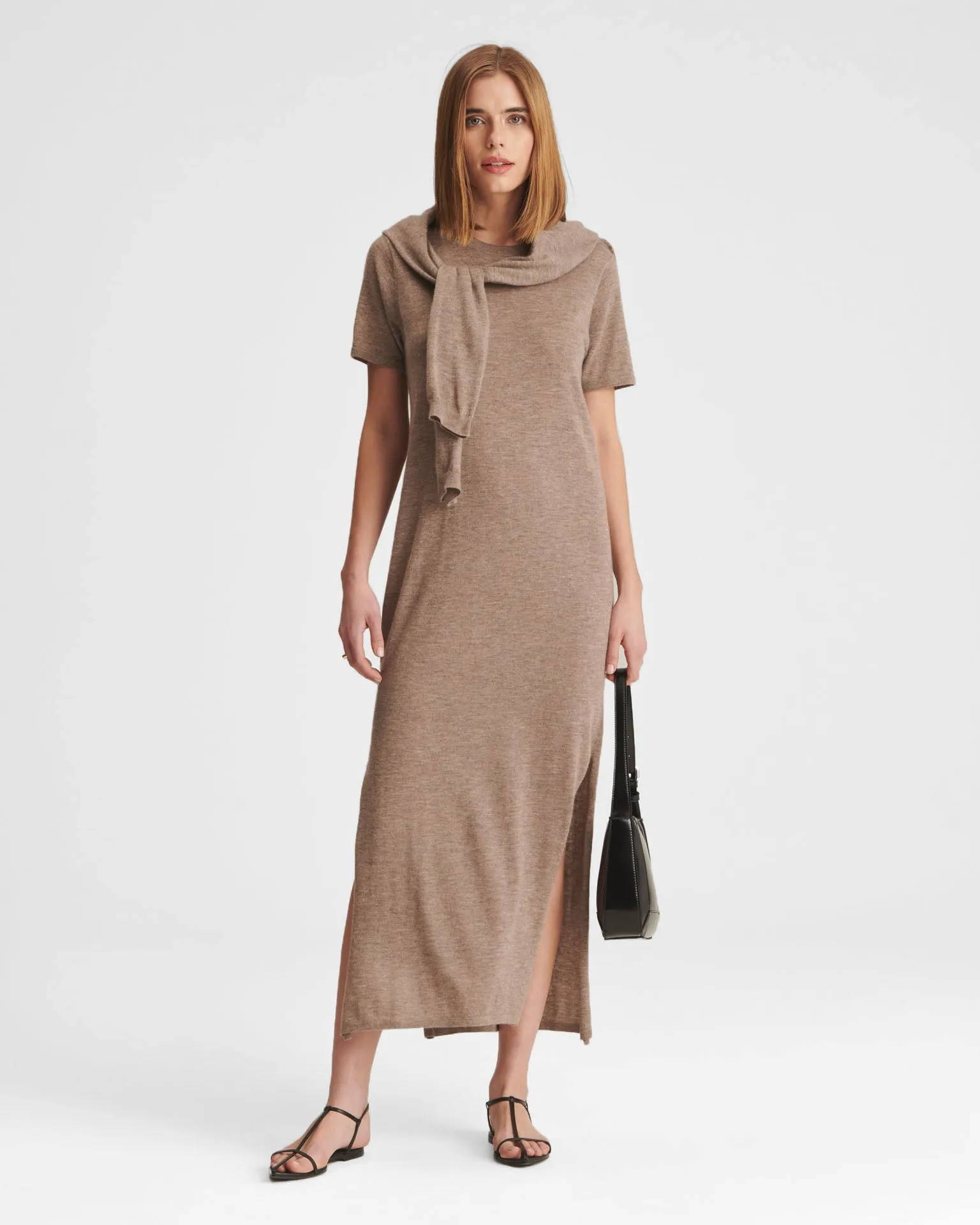 Super Fine Cashmere T-Shirt Dress