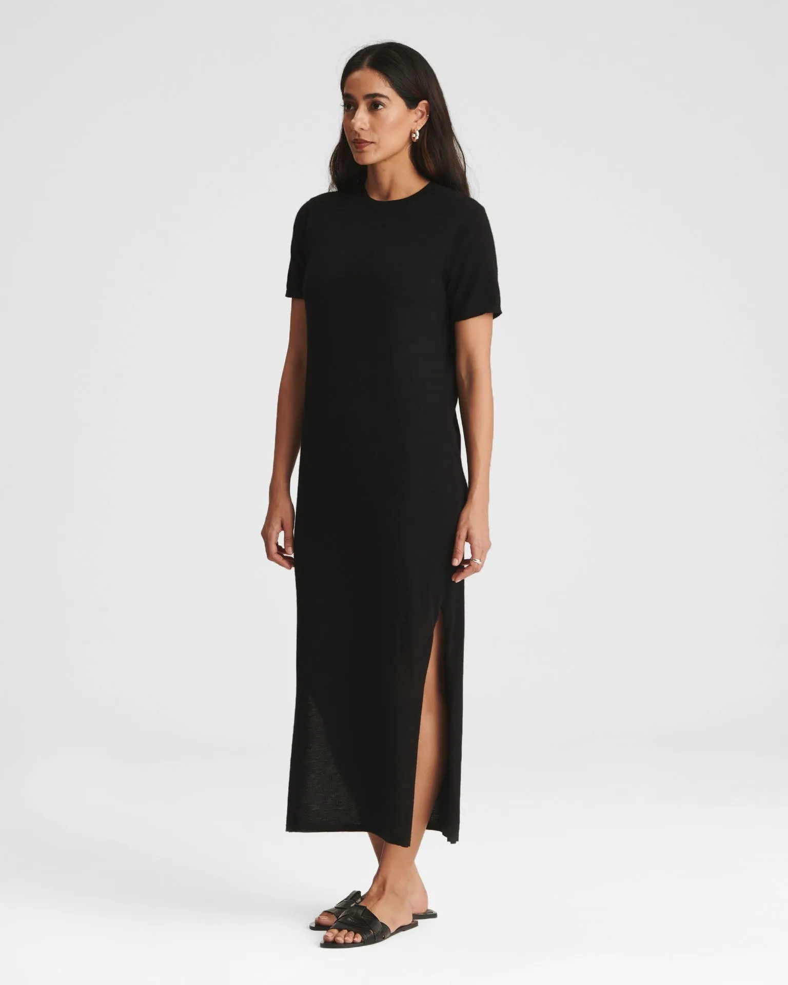 Super Fine Cashmere T-Shirt Dress