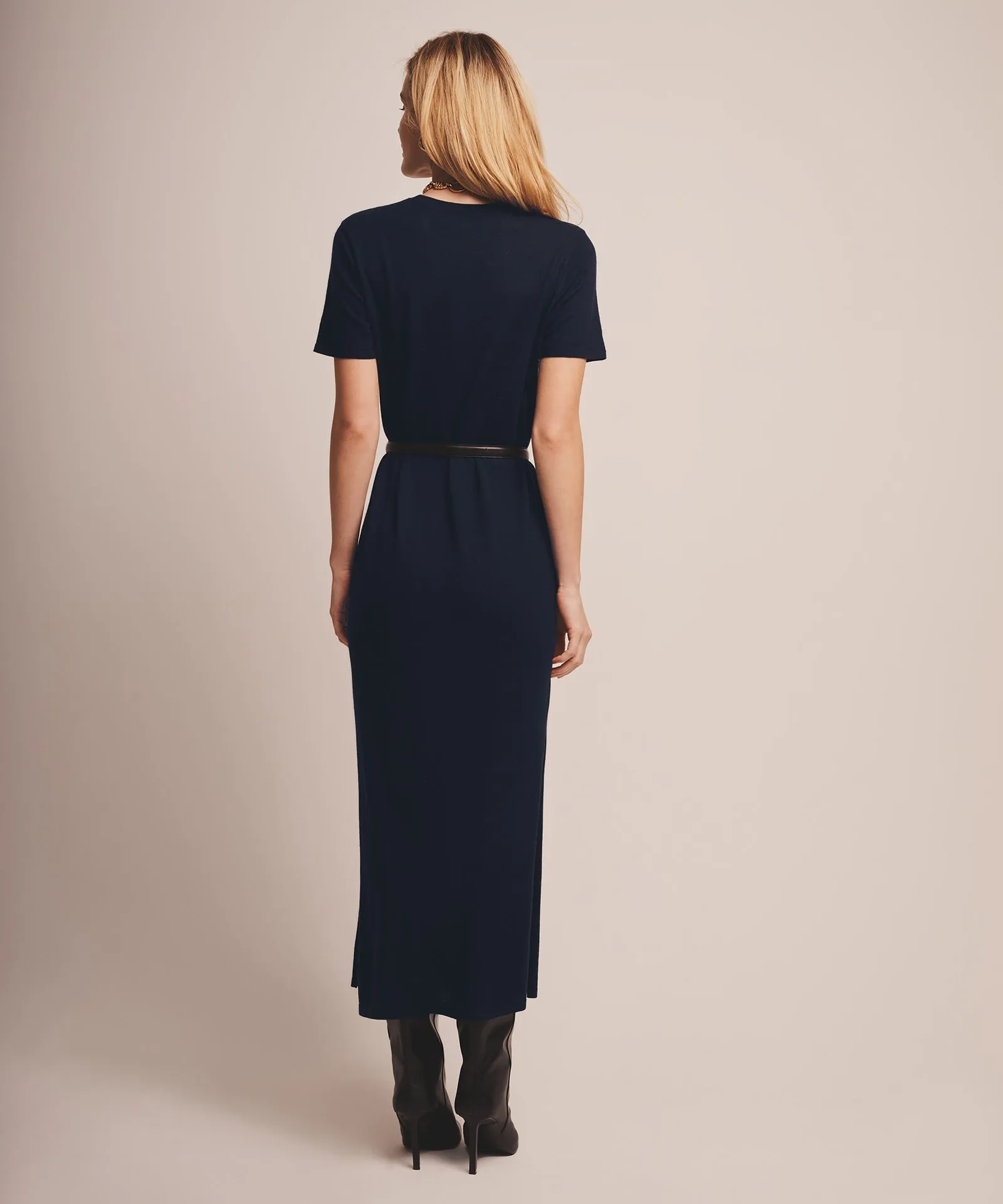 Super Fine Cashmere T-Shirt Dress