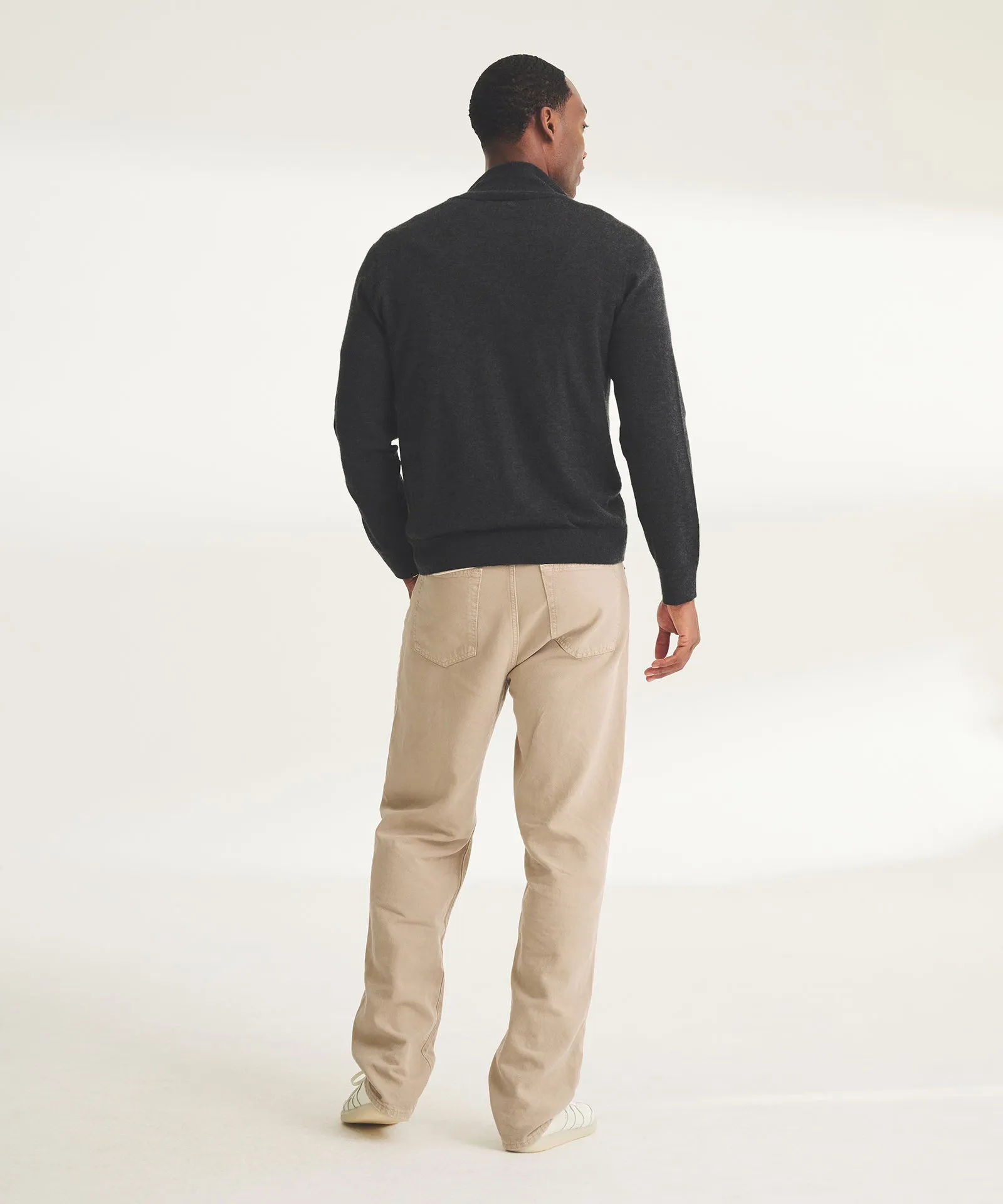 Super Fine Cashmere Zip Up