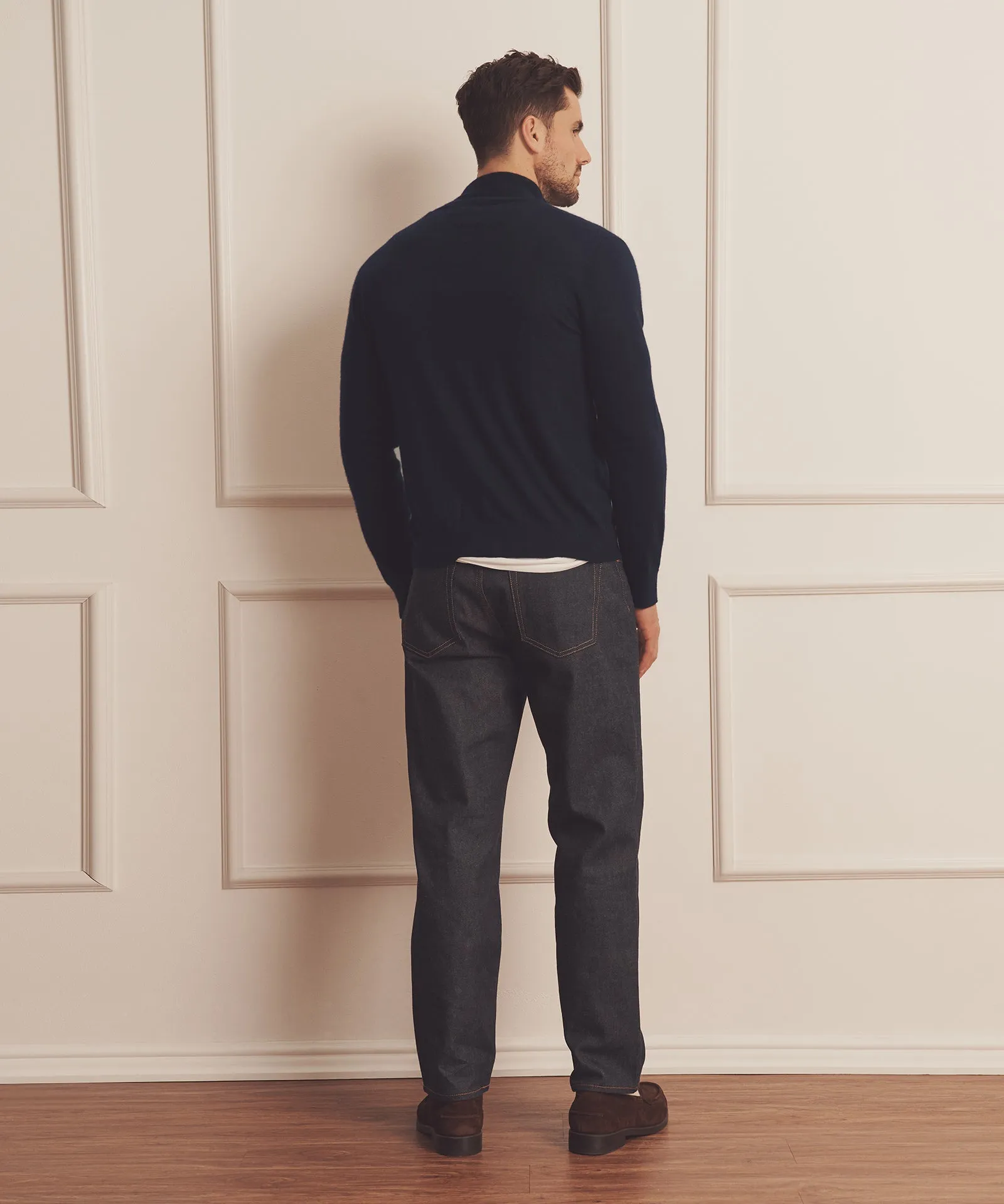 Super Fine Cashmere Zip Up