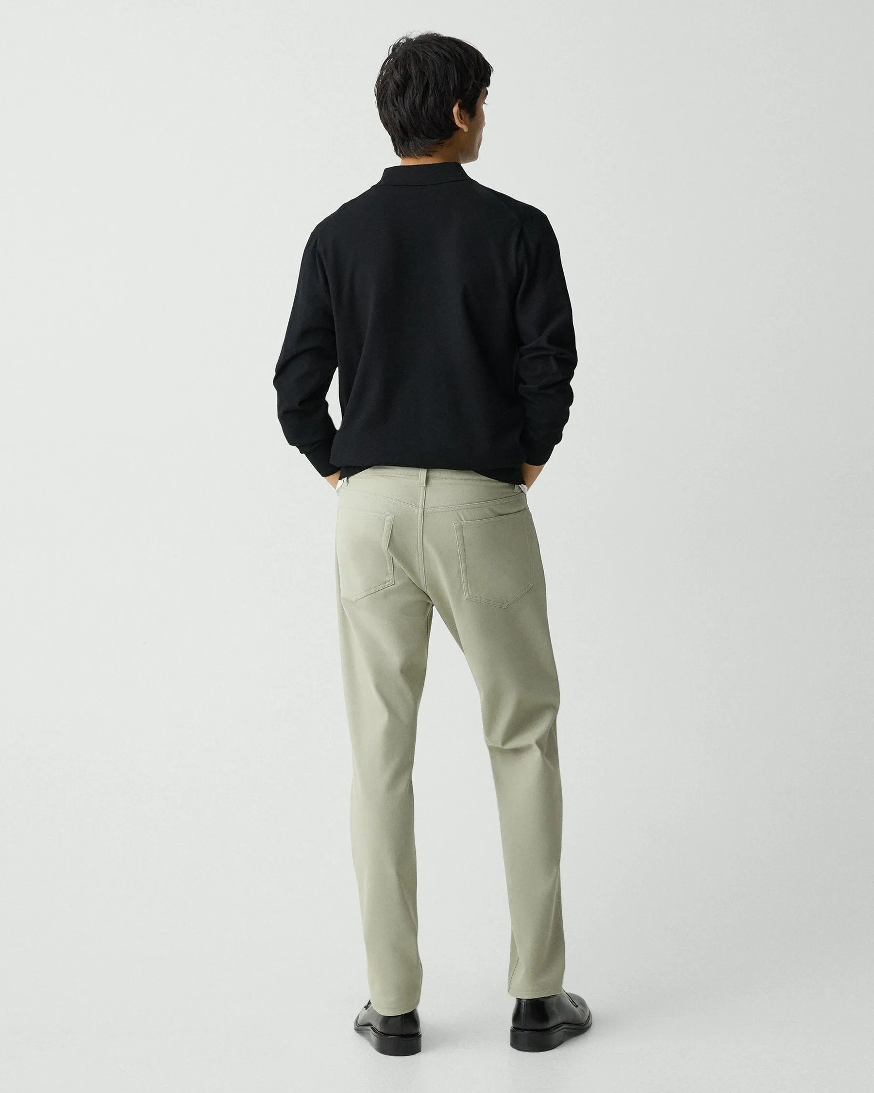 Theory Raffi 5-Pocket Pant in Neoteric Twill in Greenstone