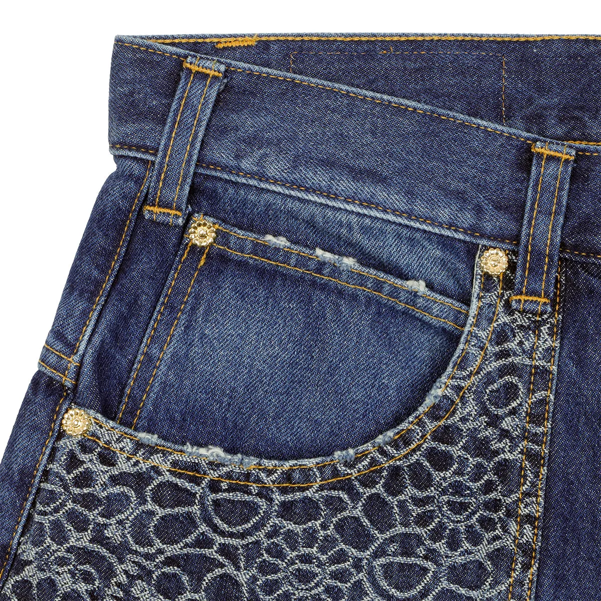 TMKK Denim Bermuda Short Pants