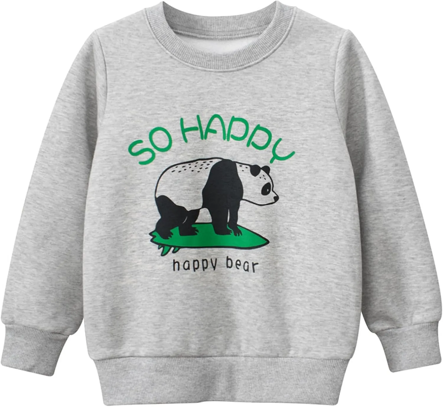 Toddler Boys Fleece Sweatshirts Dinosaur Crewneck Pullover Sweater Winter Clothes