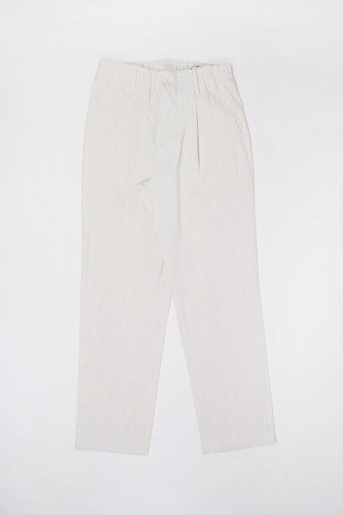 Tucked Easy Pants - Light Grey