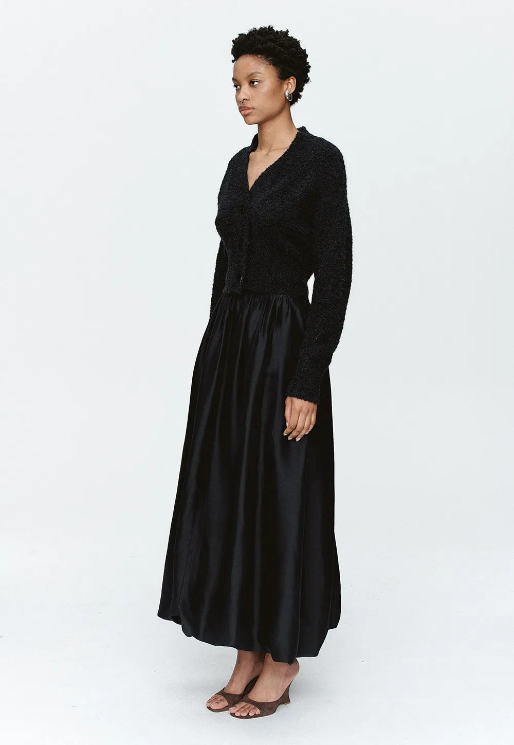 Tulip Cardigan - Black