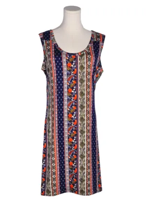 UNBRANDED Women Shift Dresses Regular fit in Blue - L