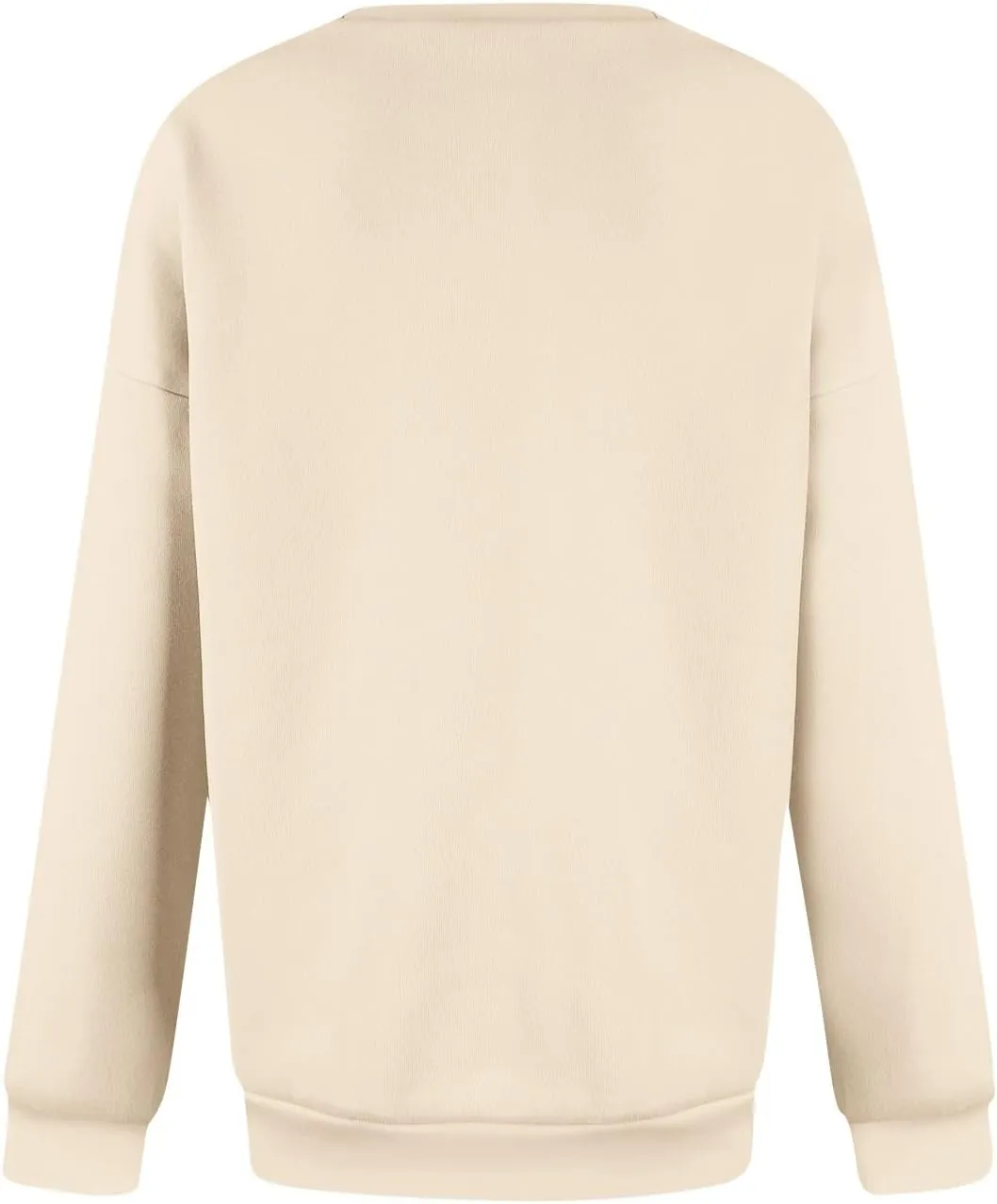 Women Crewneck Sweatshirts Trendy Loose Fleece Pullover Sweaters Casual Comfy Long Sleeve Hoodies Y2k Fall Clothes